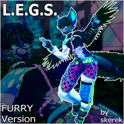 L. E. G. S. (FURRY Version) with ULTRA OUTFIT [Face Tracking, GoGoLoco, PC and QUEST!] (txt inspired by furality ultra)