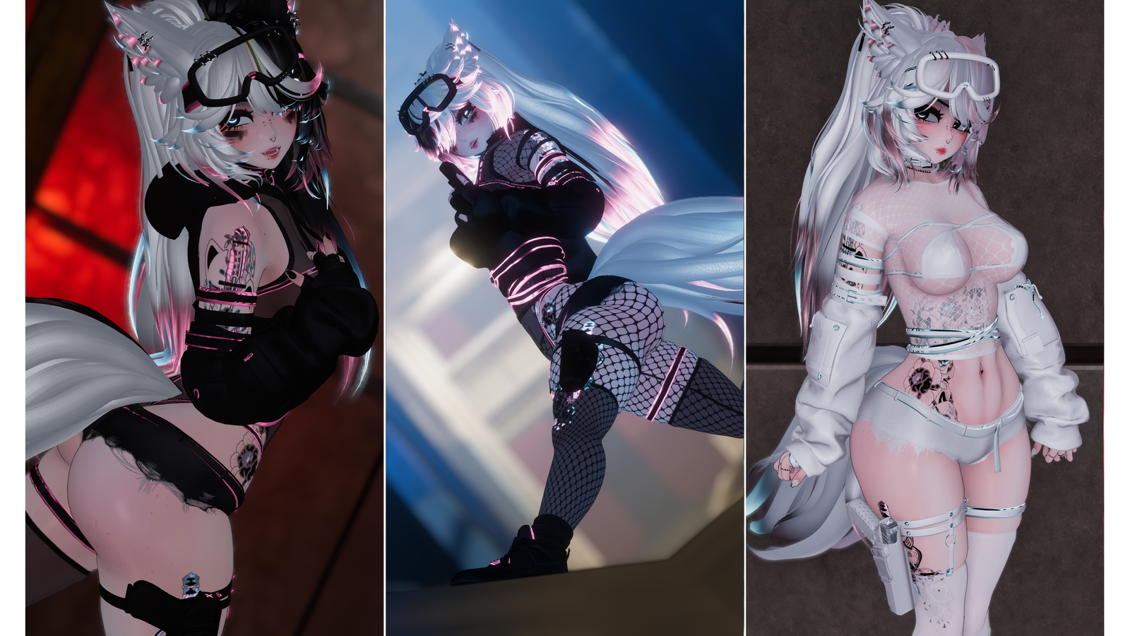 Hush ✦ VRChat Avatar PC Only (VRCFT+ SPS + GoGoLoco)
