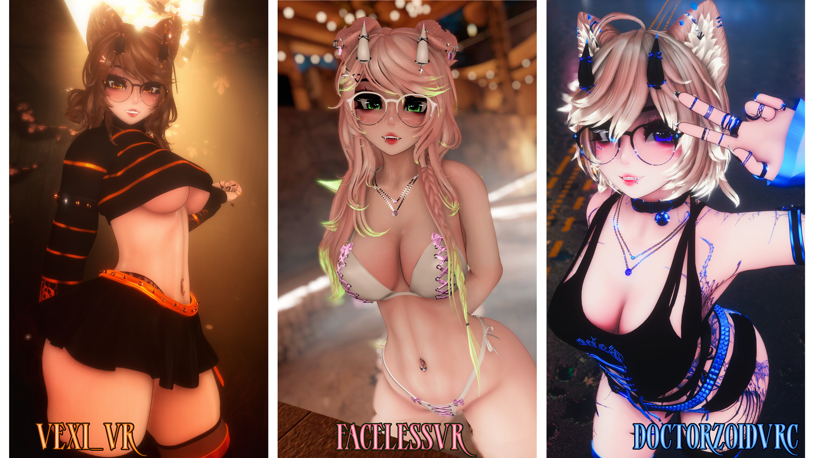 Babe ⟡ VRChat Avatar PC Only (VRCFT+ SPS + PCS + GoGoLoco)