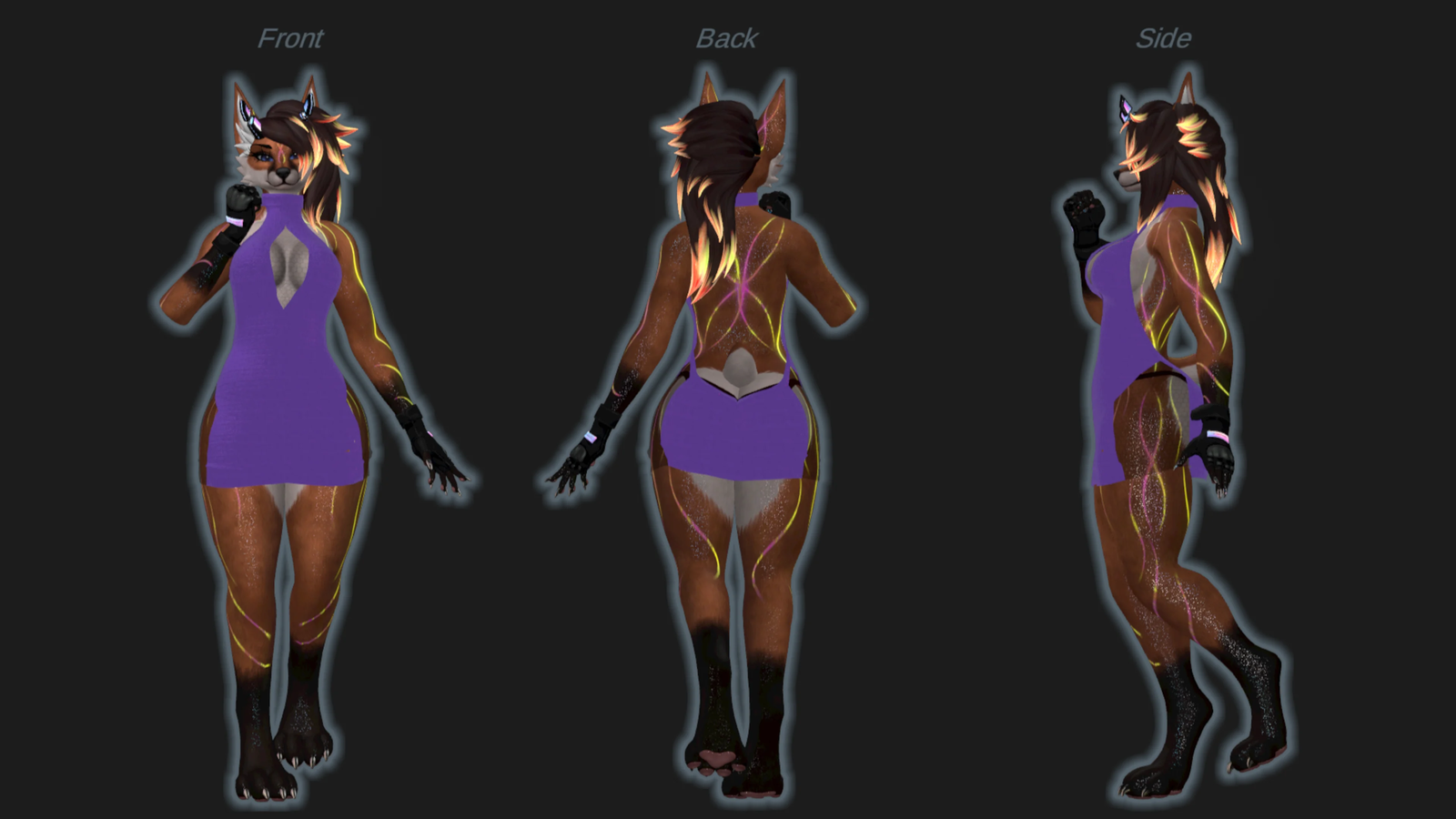 Virgin Killer Sweater for Aurora, Nebula, and Celeste/Calypso (VRCFury drag-and-drop ready)