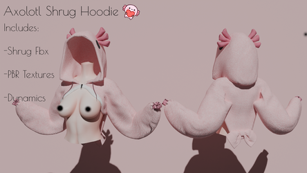 Shrug Hoodie (Axolotl)