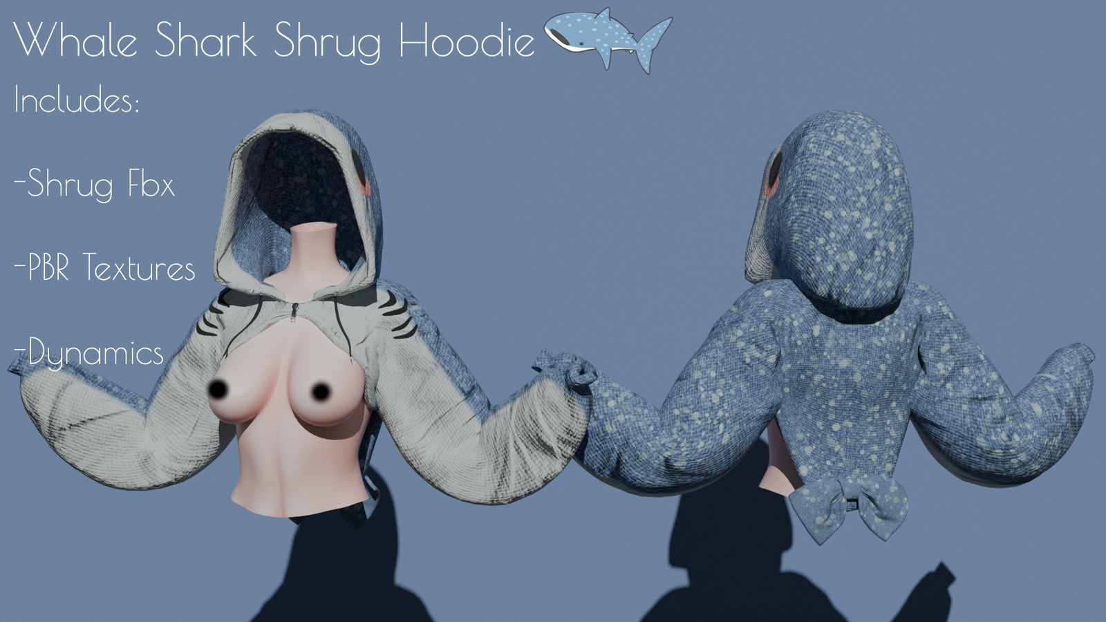 Shrug Hoodie (WhaleShark)