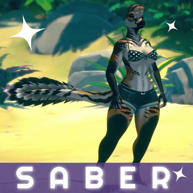 Saber - Raptor Lady Retexture