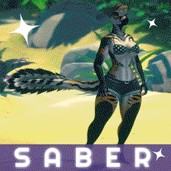 Saber - Raptor Lady Retexture