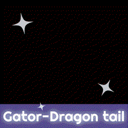 Gator-Dragon tail - asset with animations