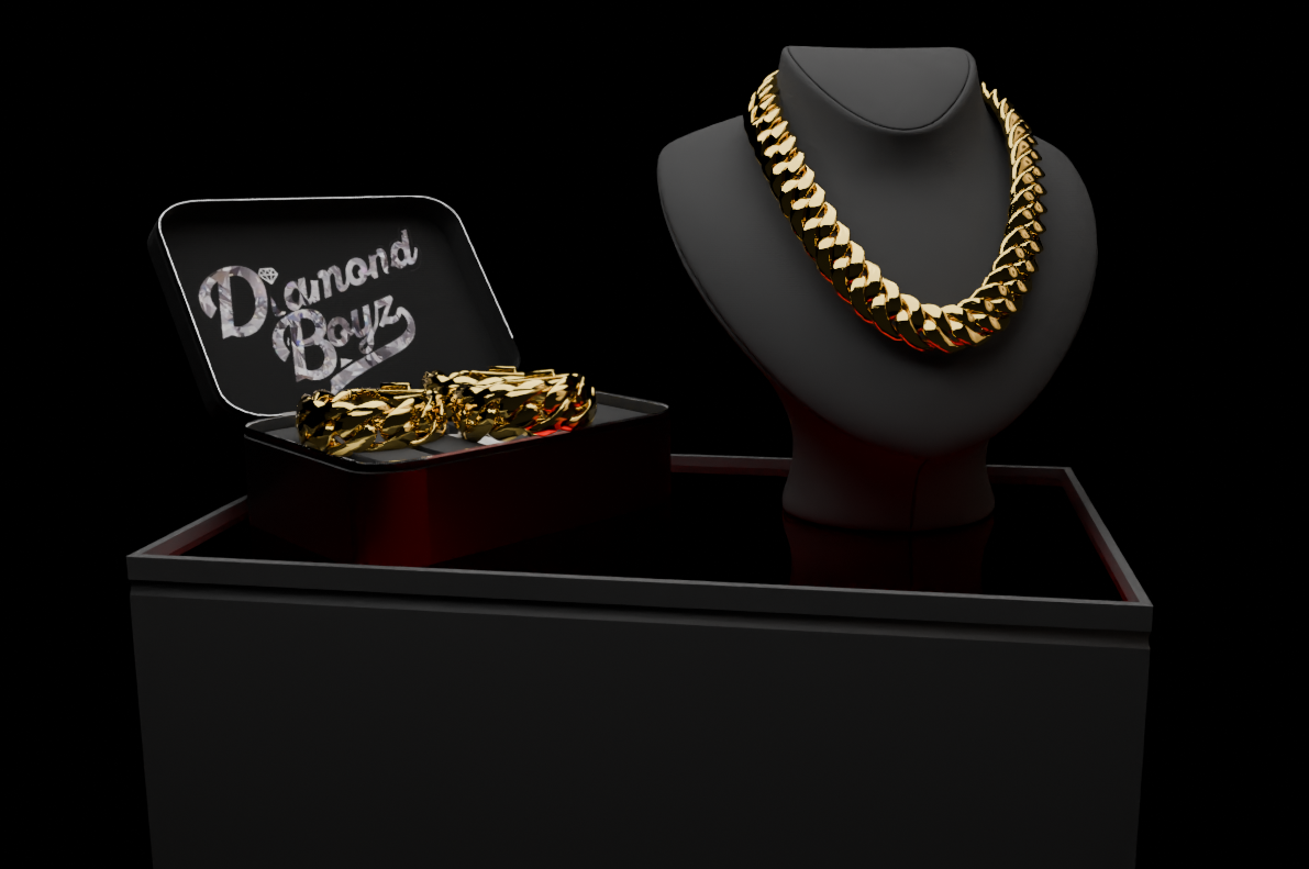 Gold Cuban Set 
