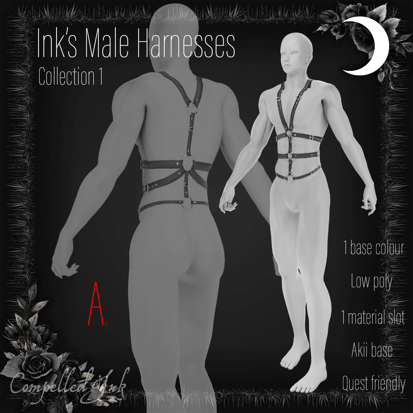 Ink's MALE harnesses