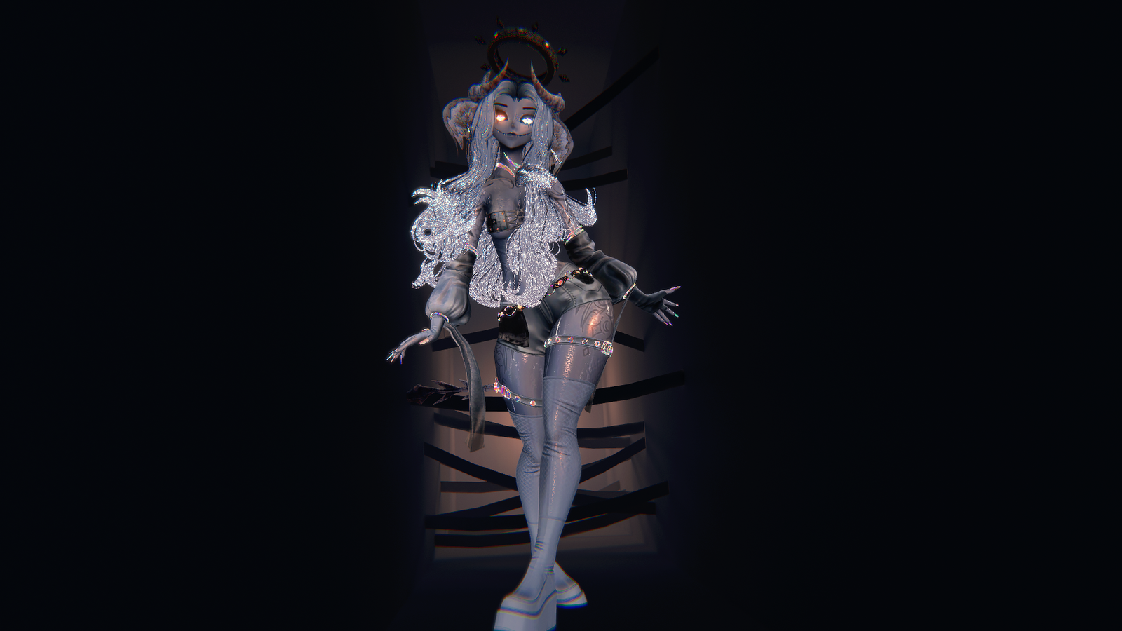 " DIVINITY " VR MODEL + VRCFT/GOGOLOCO/SPS/OPTI