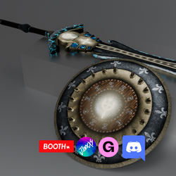 Trothus Sword/Shield (VRChat,Audiolink,Emission,Matcap)