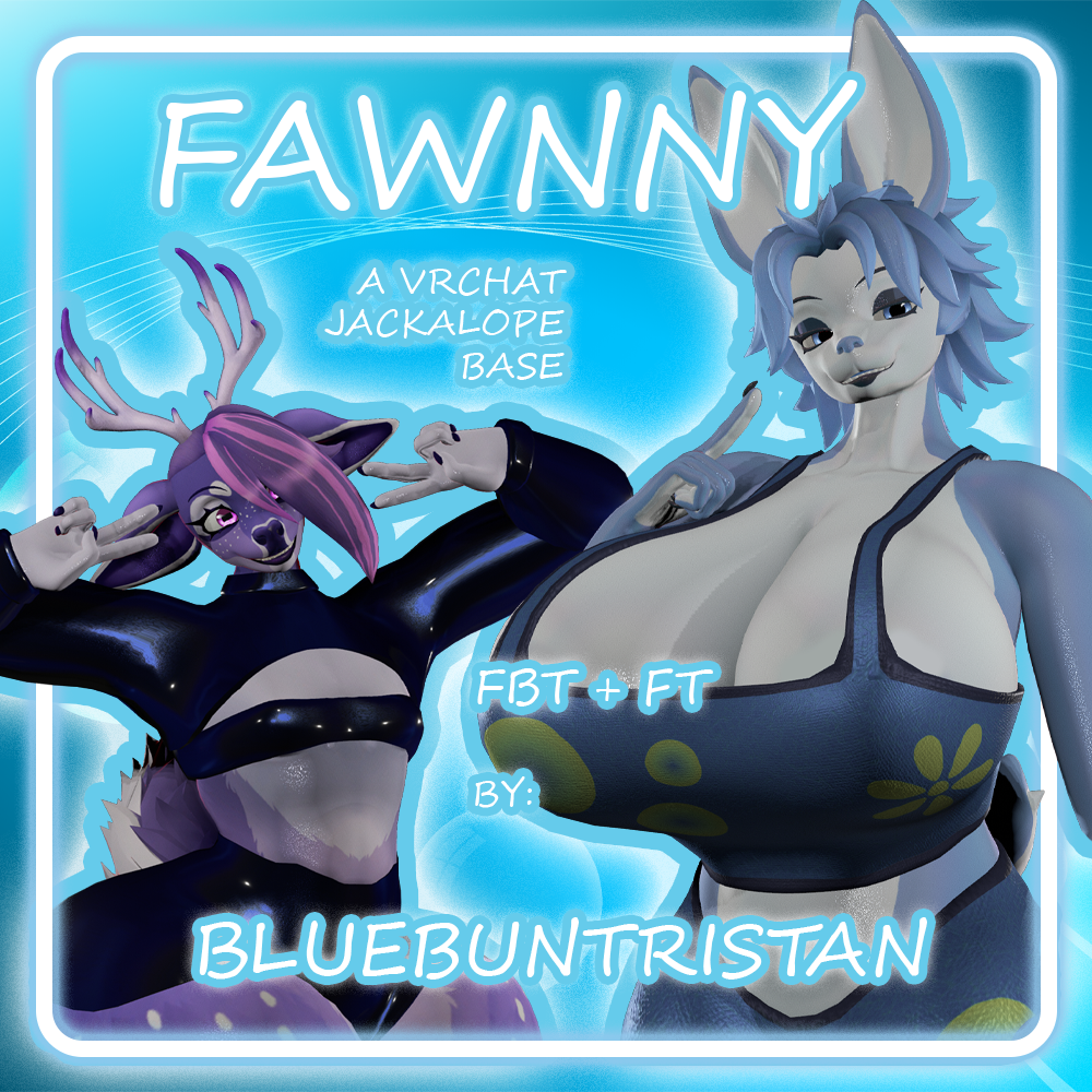 Fawnny (PC + FT) [VRChat Jackalope Avatar]