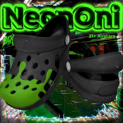 BECKENZI Neon Clogs