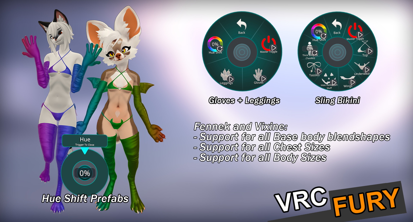 Sling Outfit + Gloves & Leggings for the Fennek and Vixine