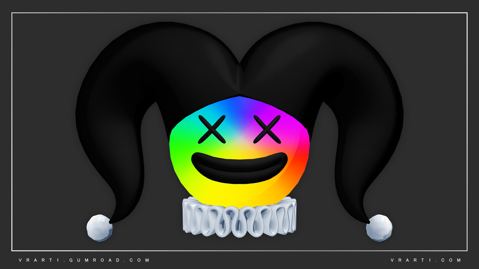 Hester the Balloon Jester (PC + Quest VRChat Avatar)