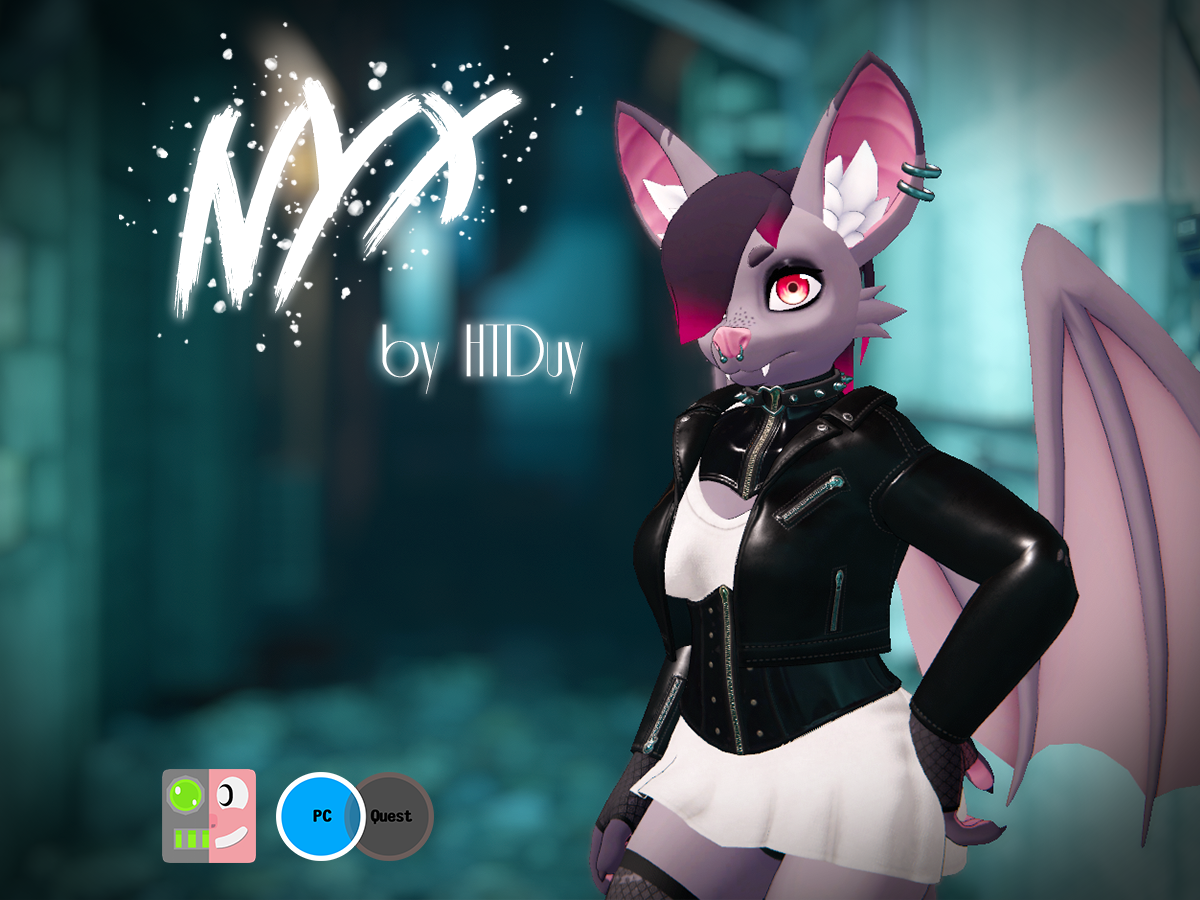 Nyx Goth Bat VRChat Avatar PC By HTDuy Jinxxy Nyx Goth Bat VRChat Avatar PC By HTDuy Jinxxy