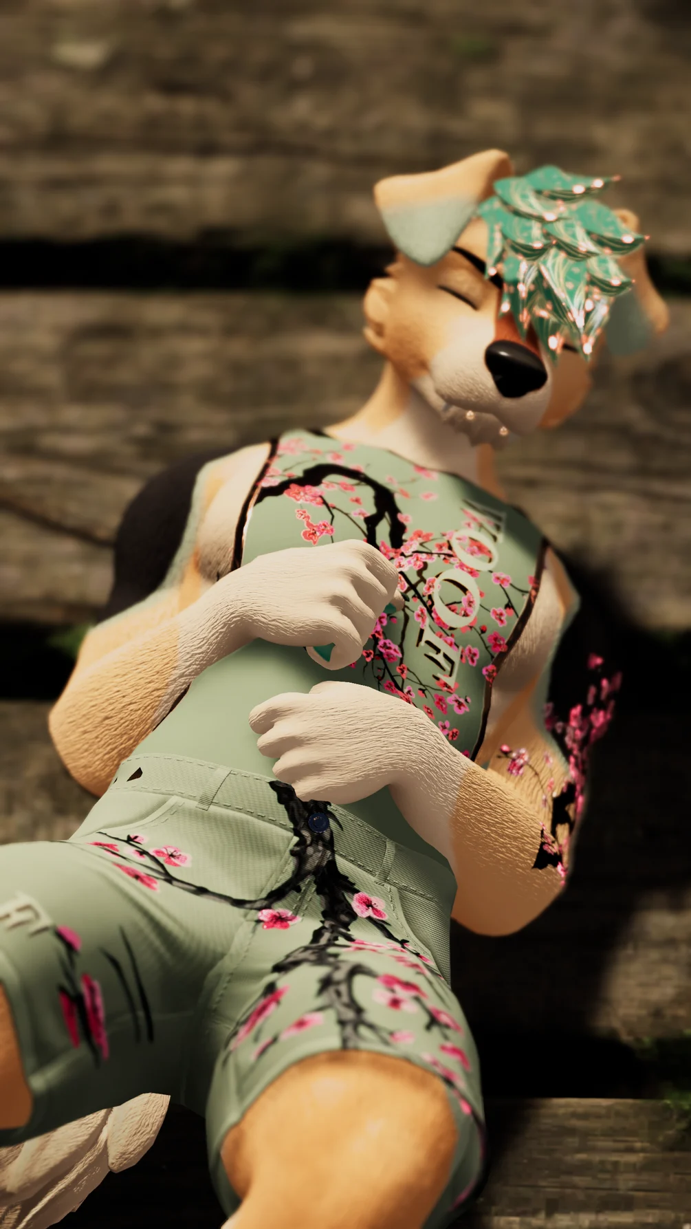 Tea dog winterpaw texture