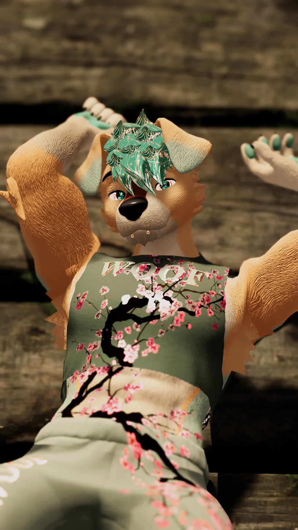 Tea dog winterpaw texture