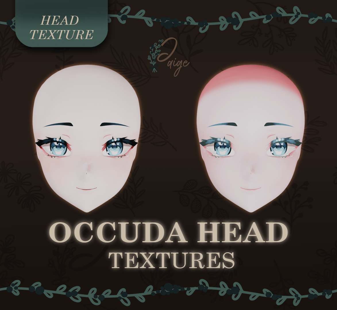 𝐎𝐜𝐜𝐮𝐝𝐚 𝐇𝐞𝐚𝐝 𝐭𝐞𝐱𝐭𝐮𝐫𝐞𝐬