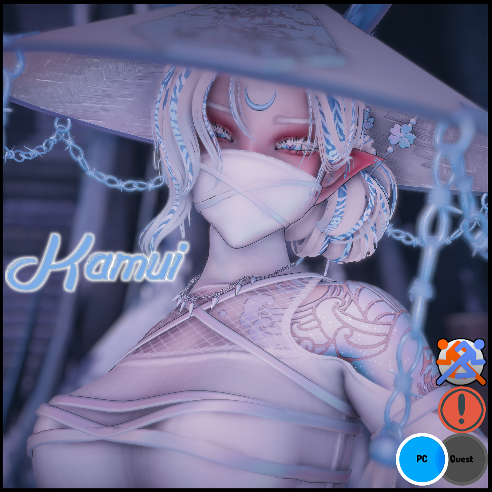 Kamui- The Ice Oni (PC only/GoGoLoco) Collab Model