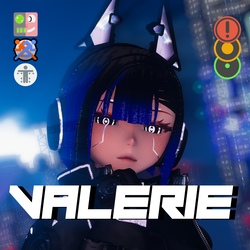 Valerie [PC + Quest] Optimized+VRCFury+Facetracking
