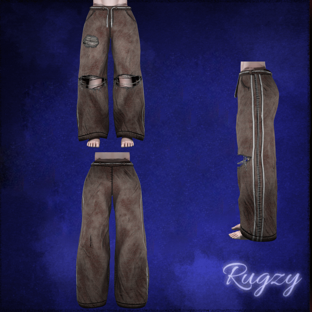 RR Baggy Ripped Pants - Also has none ripped versions now!