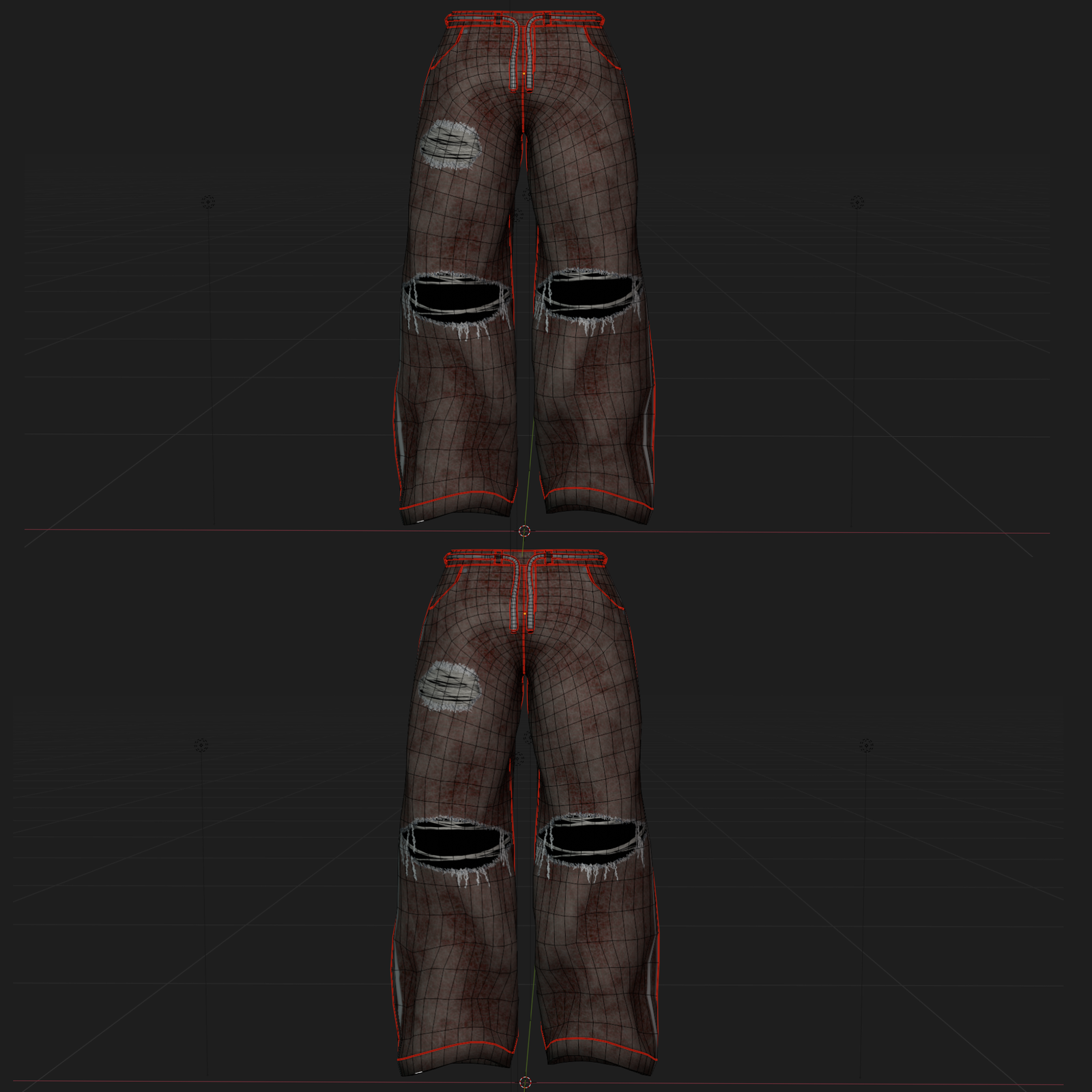 RR Baggy Ripped Pants - Also has none ripped versions now!