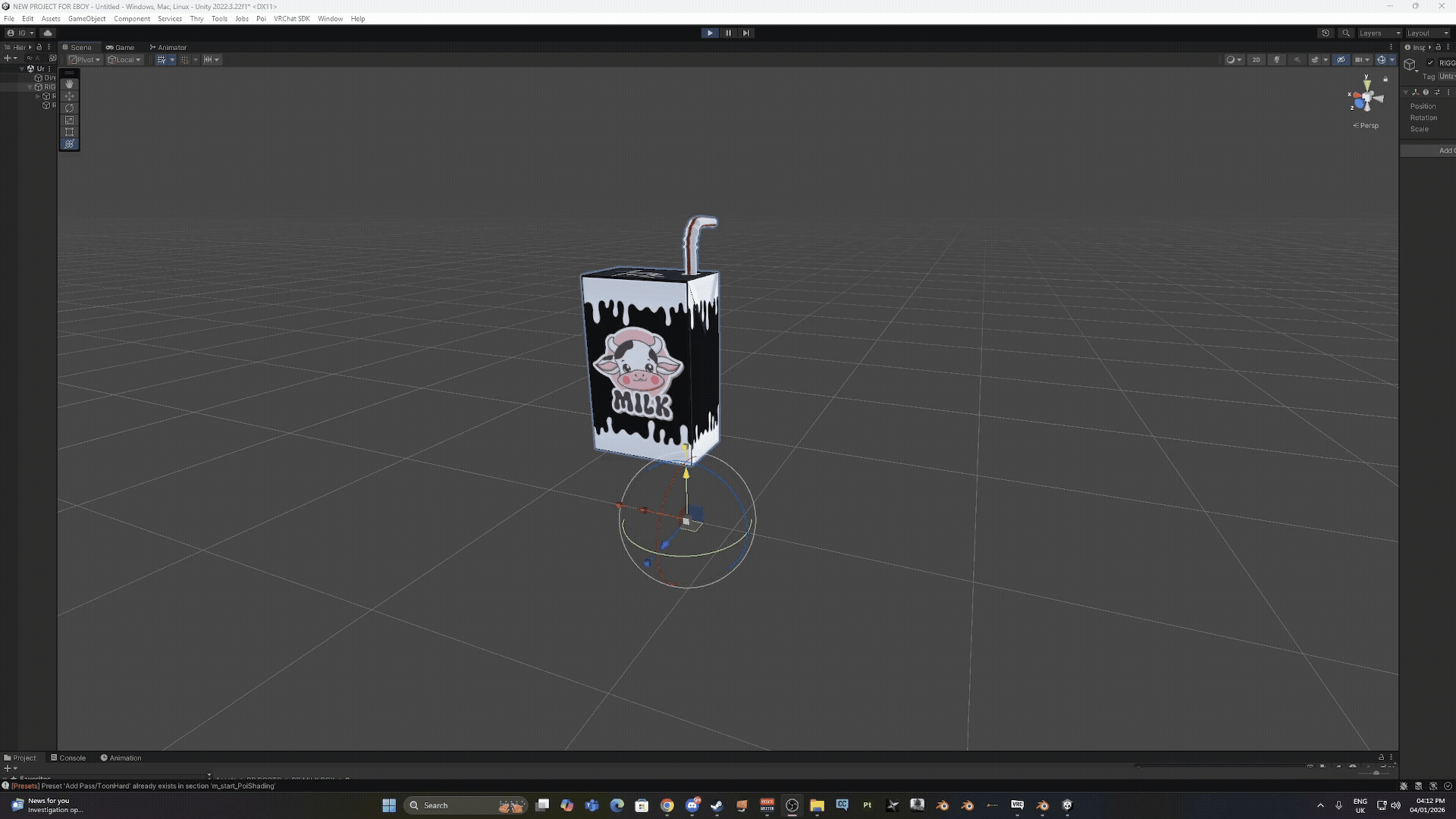 Milk Box Mouth Accessory