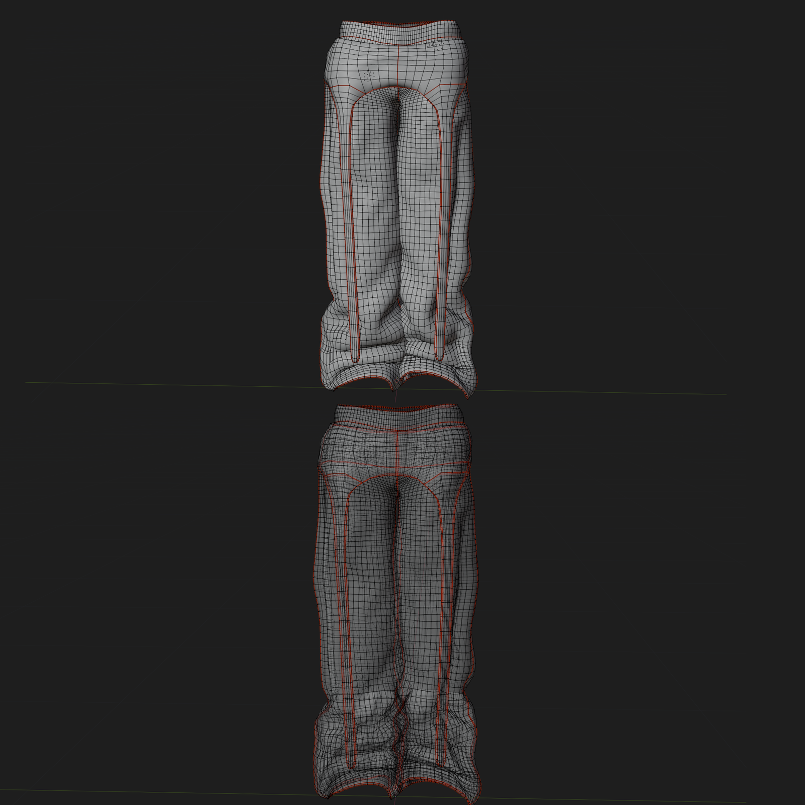 RR Strapped Baggy Pants