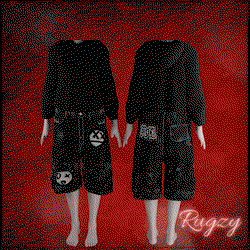 RR Long Patched Shorts