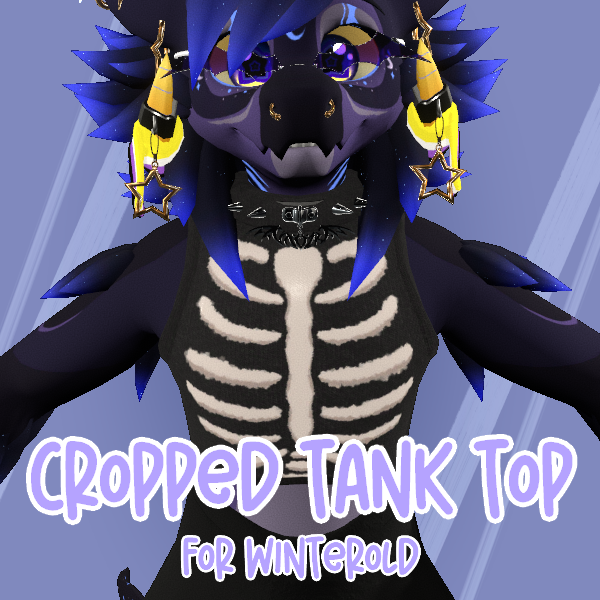 Cropped Tank Top for Winterbold - VRChat Avatar Asset