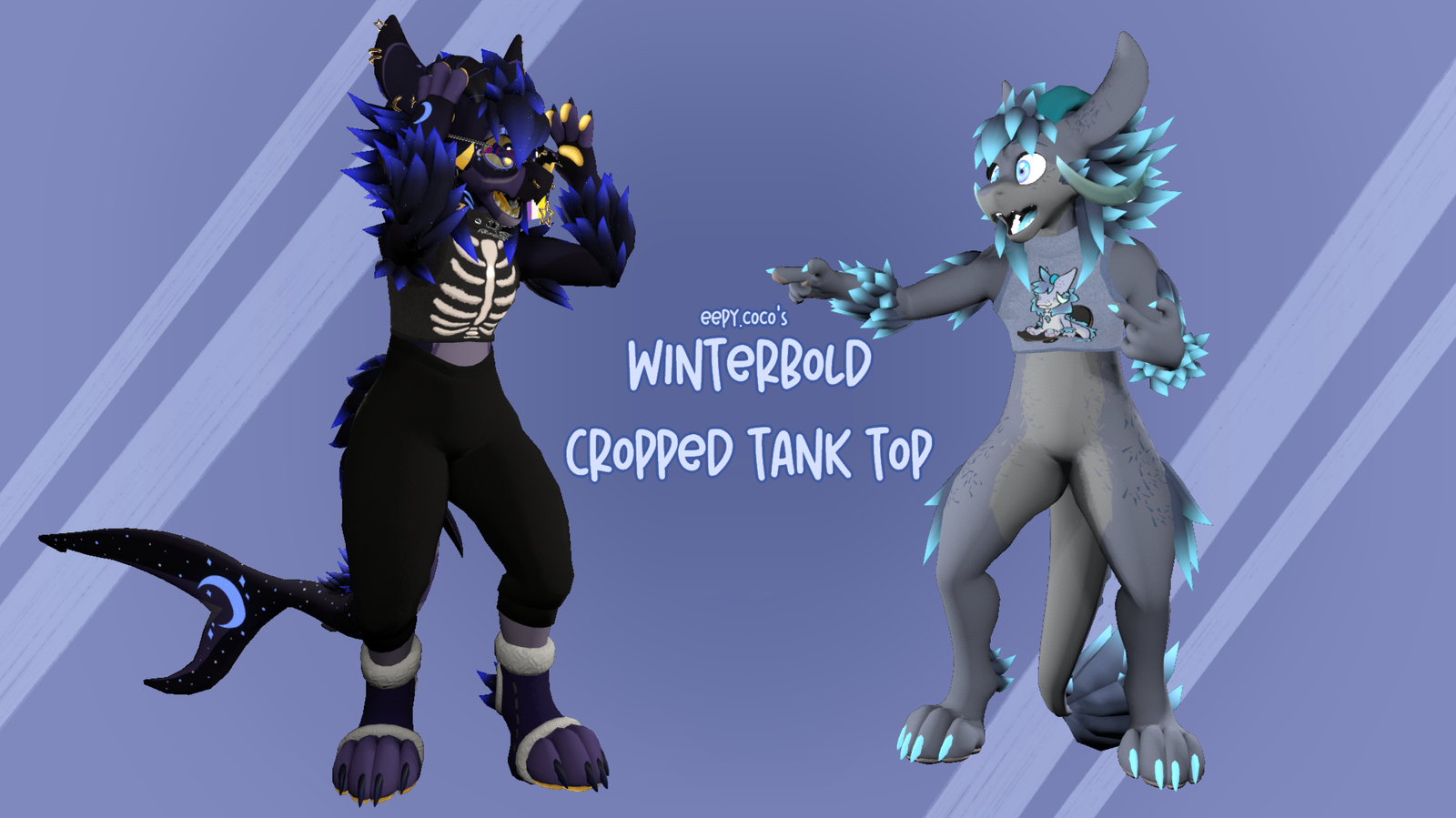 Cropped Tank Top for Winterbold - VRChat Avatar Asset