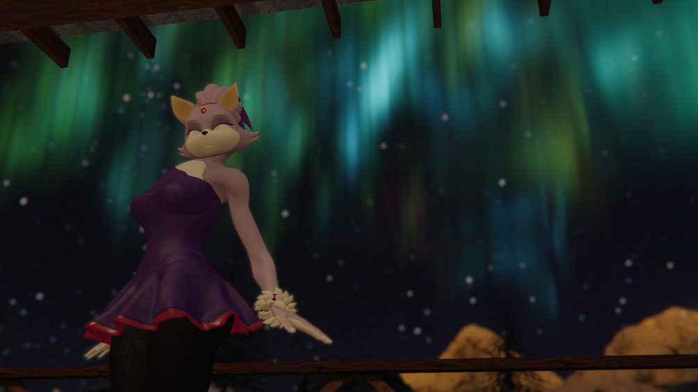 Blaze the Cat VRChat Avatar (Warfaremachine Port)