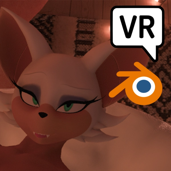 Rouge the Bat VRChat Avatar (Warfaremachine Port)
