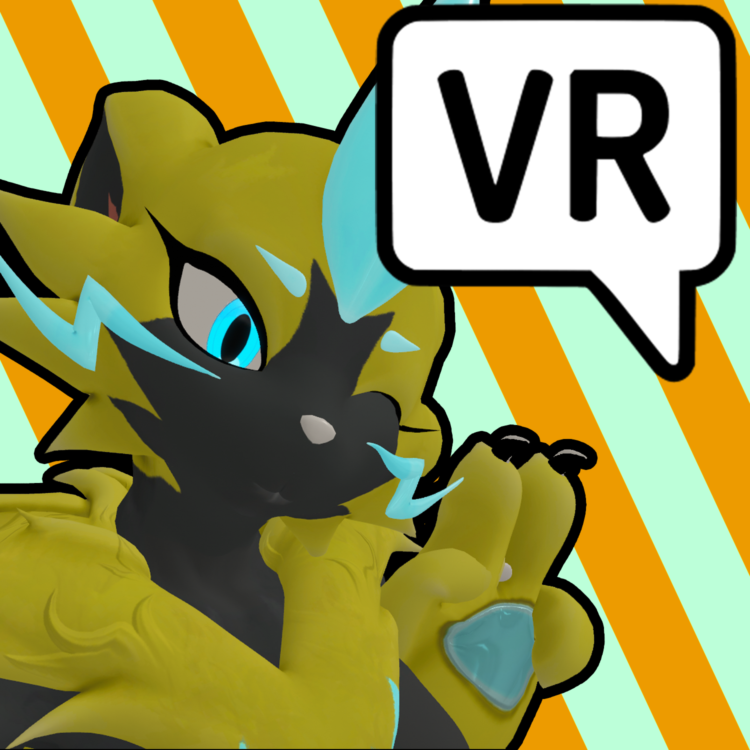 Zeraora VRChat Avatar (Warfaremachine Port)