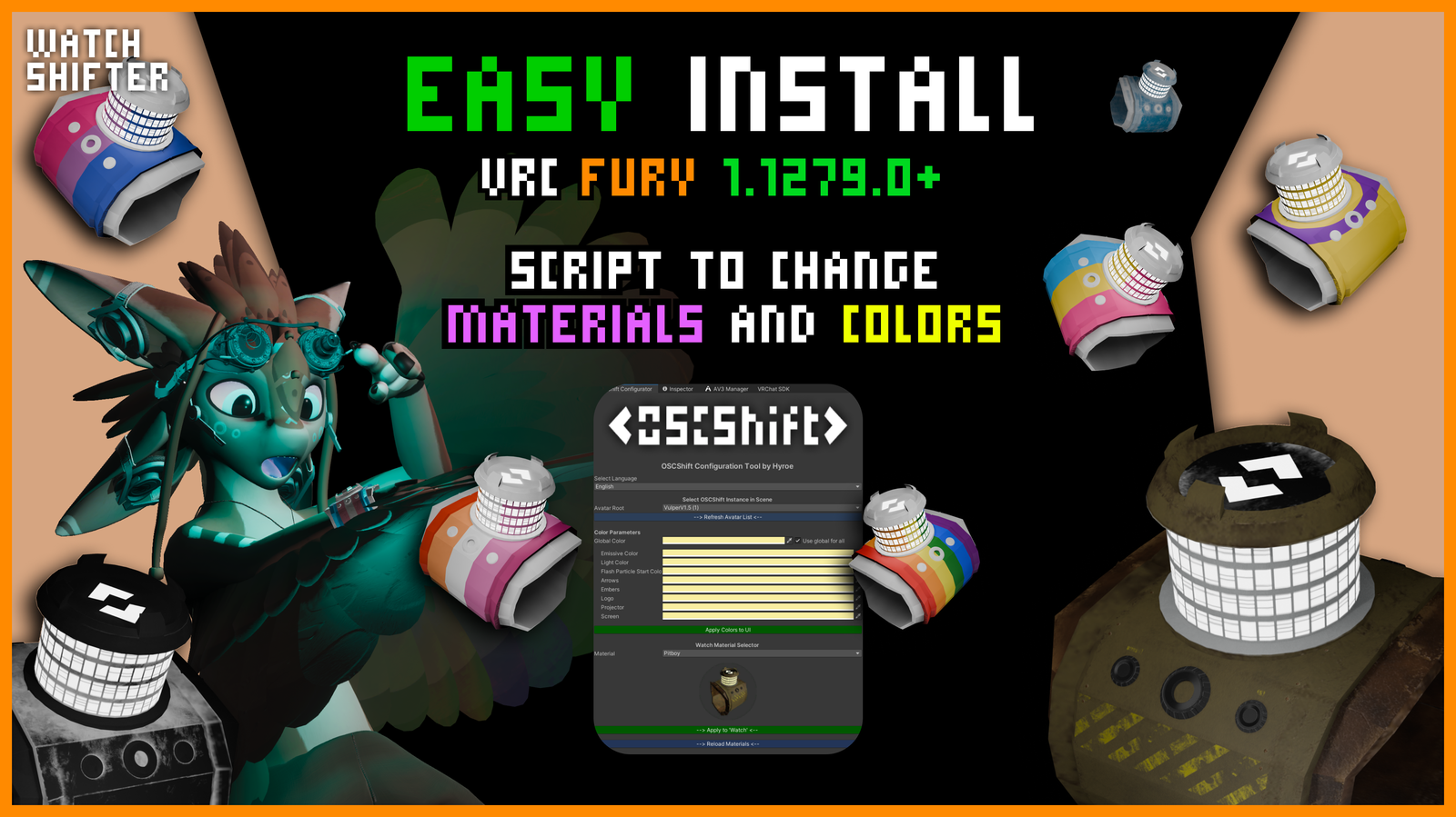 🔁OSCShift - VRChat OSC Asset