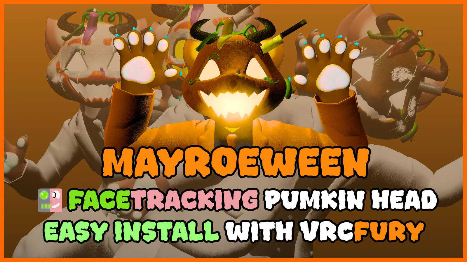 🎃MayroeWeen - Pumkin Head & Lantern (Mayu Avatar)
