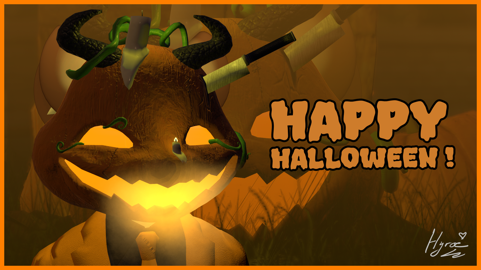 🎃MayroeWeen - Pumkin Head & Lantern (Mayu Avatar)