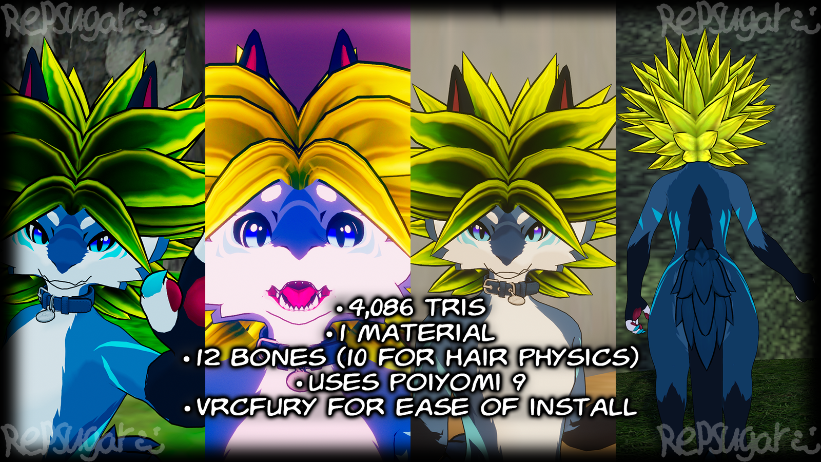 Novabeast Broly Hair