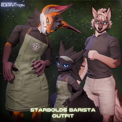 [P.0.E] - Starbolds Barista Outfit