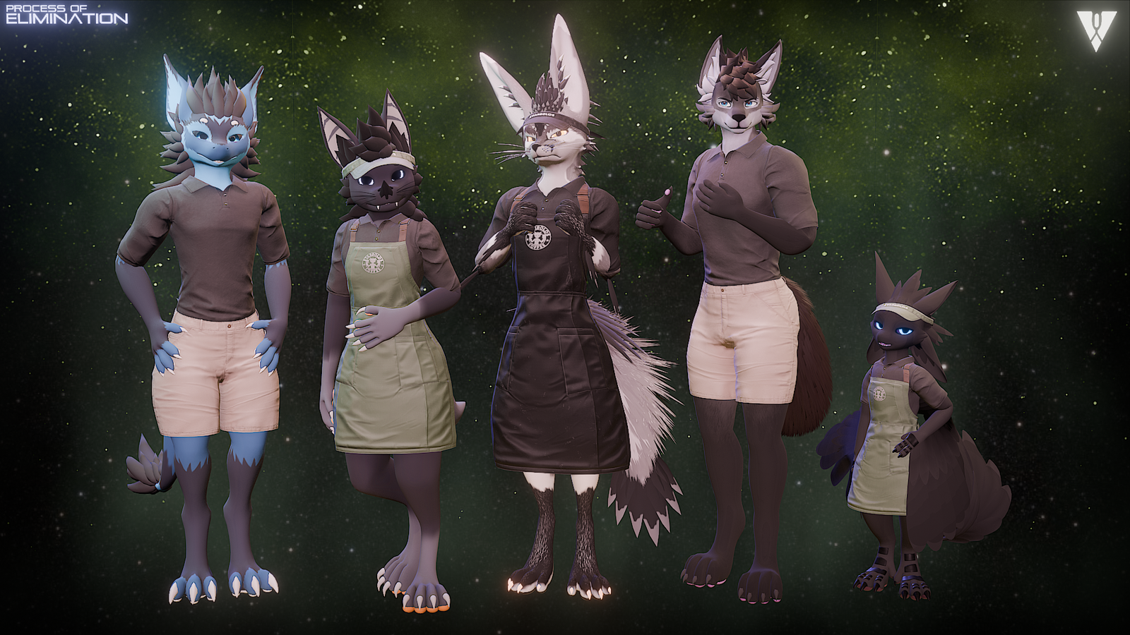[P.0.E] - Starbolds Barista Outfit