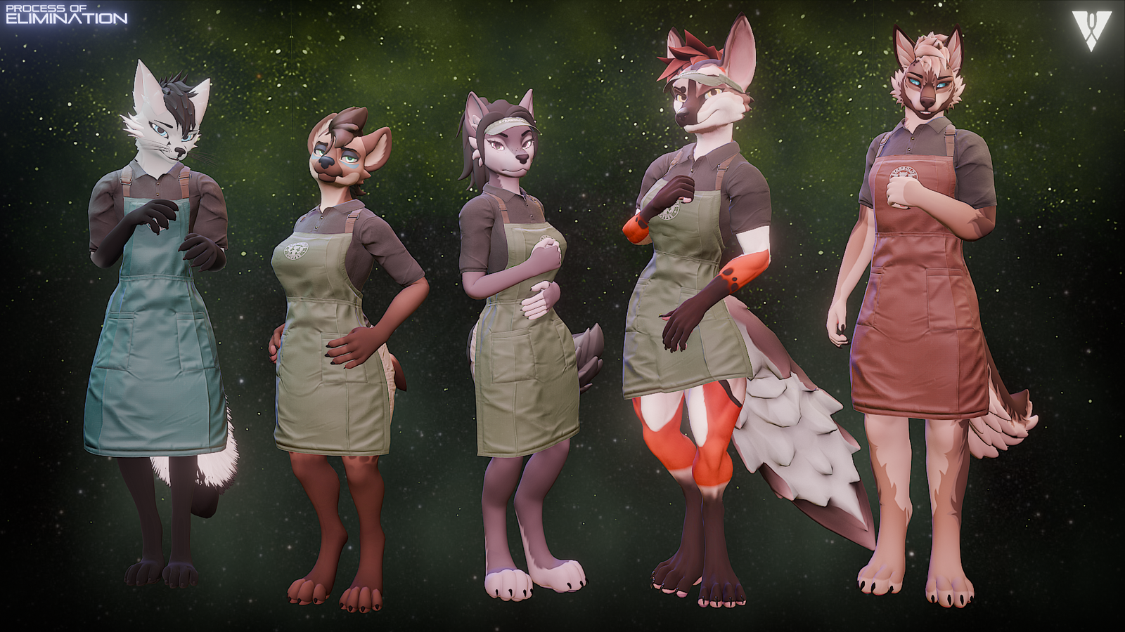 [P.0.E] - Starbolds Barista Outfit