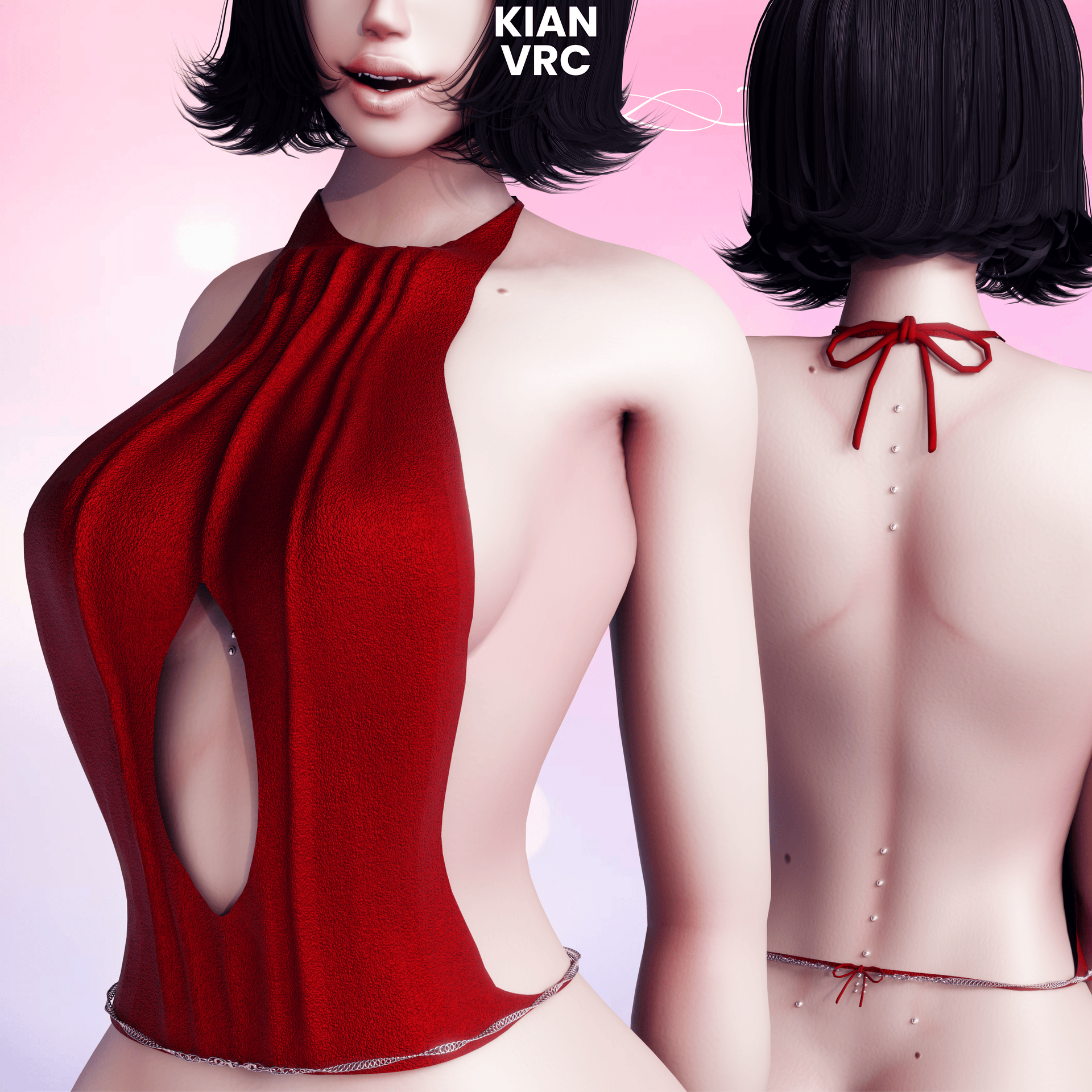 [ᴋɪᴀɴ] Red Halter