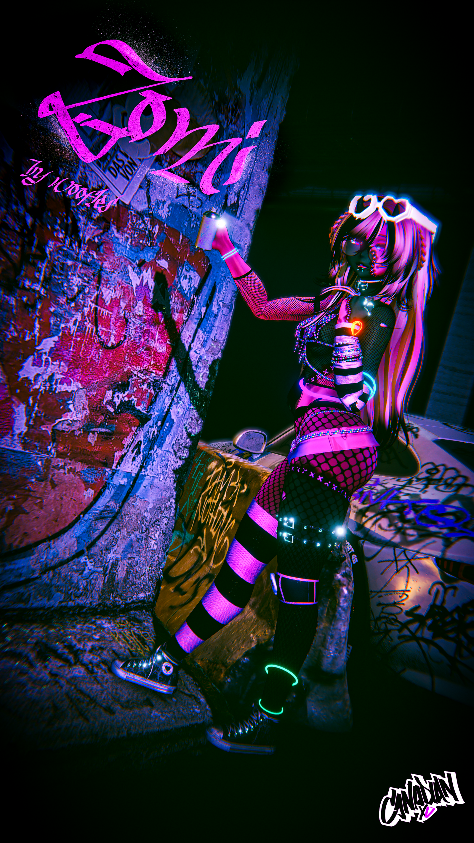 Zomi the Rave Zombie PC+Quest+FT+GOGO+Femboy