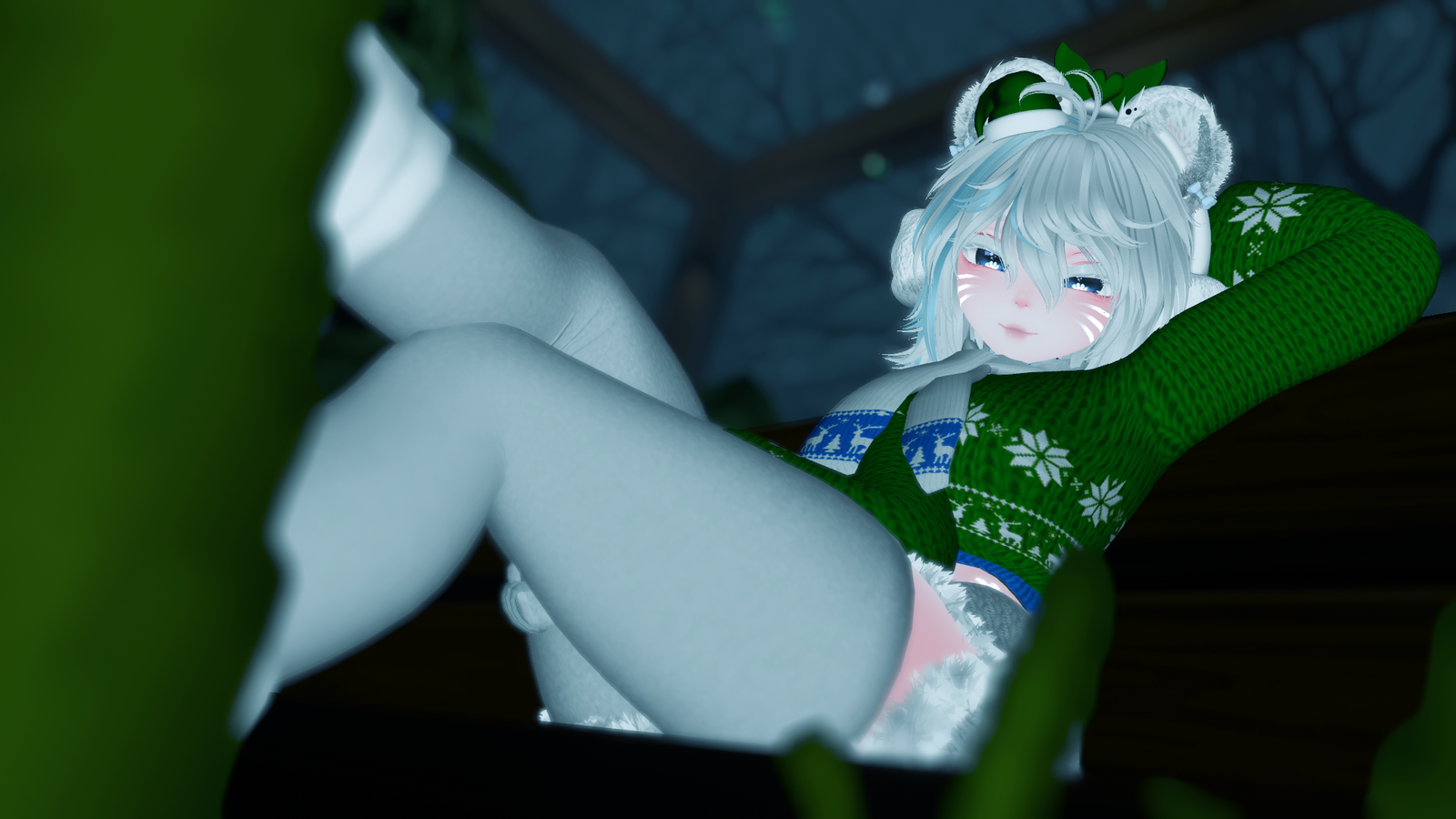 Kori the Christmas Polar Bear PC+Quest+ FT+ Gogoloco+Femboy