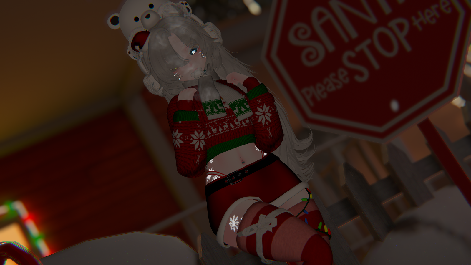Kori the Christmas Polar Bear PC+Quest+ FT+ Gogoloco+Femboy