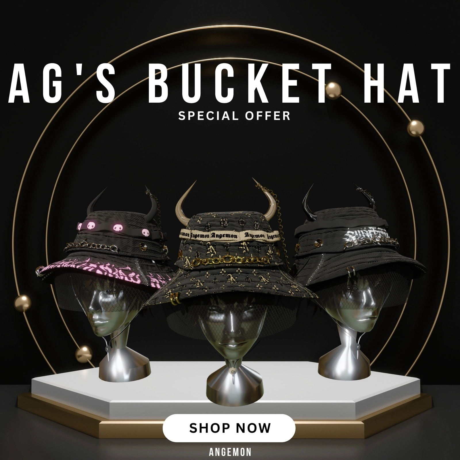 Bucket Hat /// by Angemon