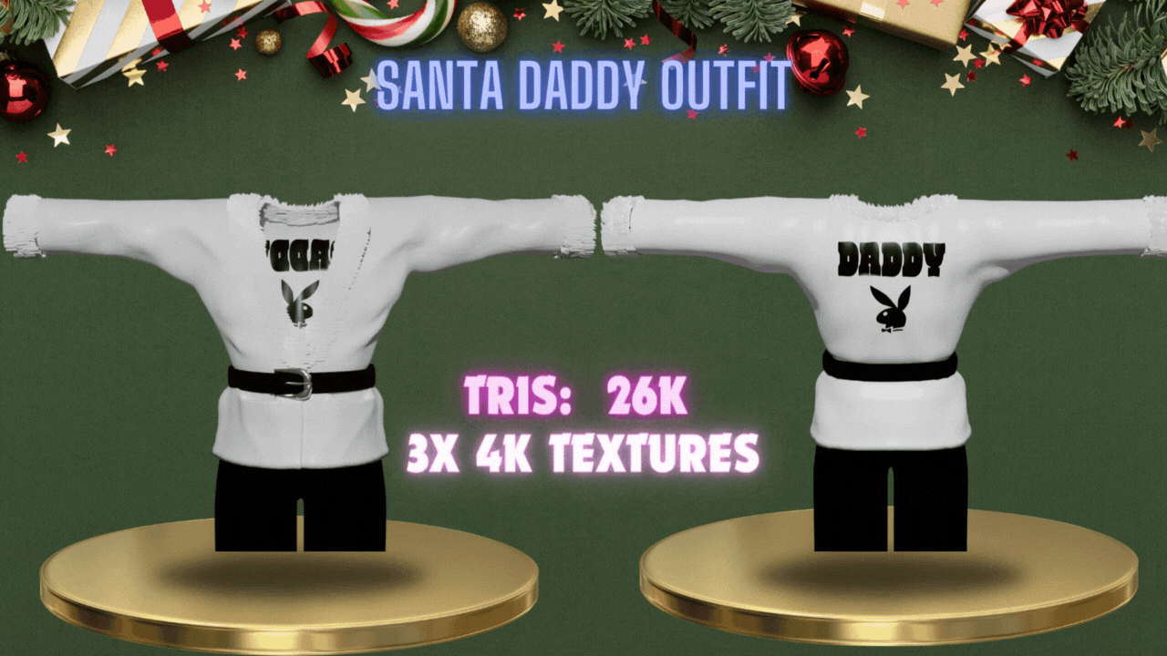 Santa Daddy Outfit // by Angemon