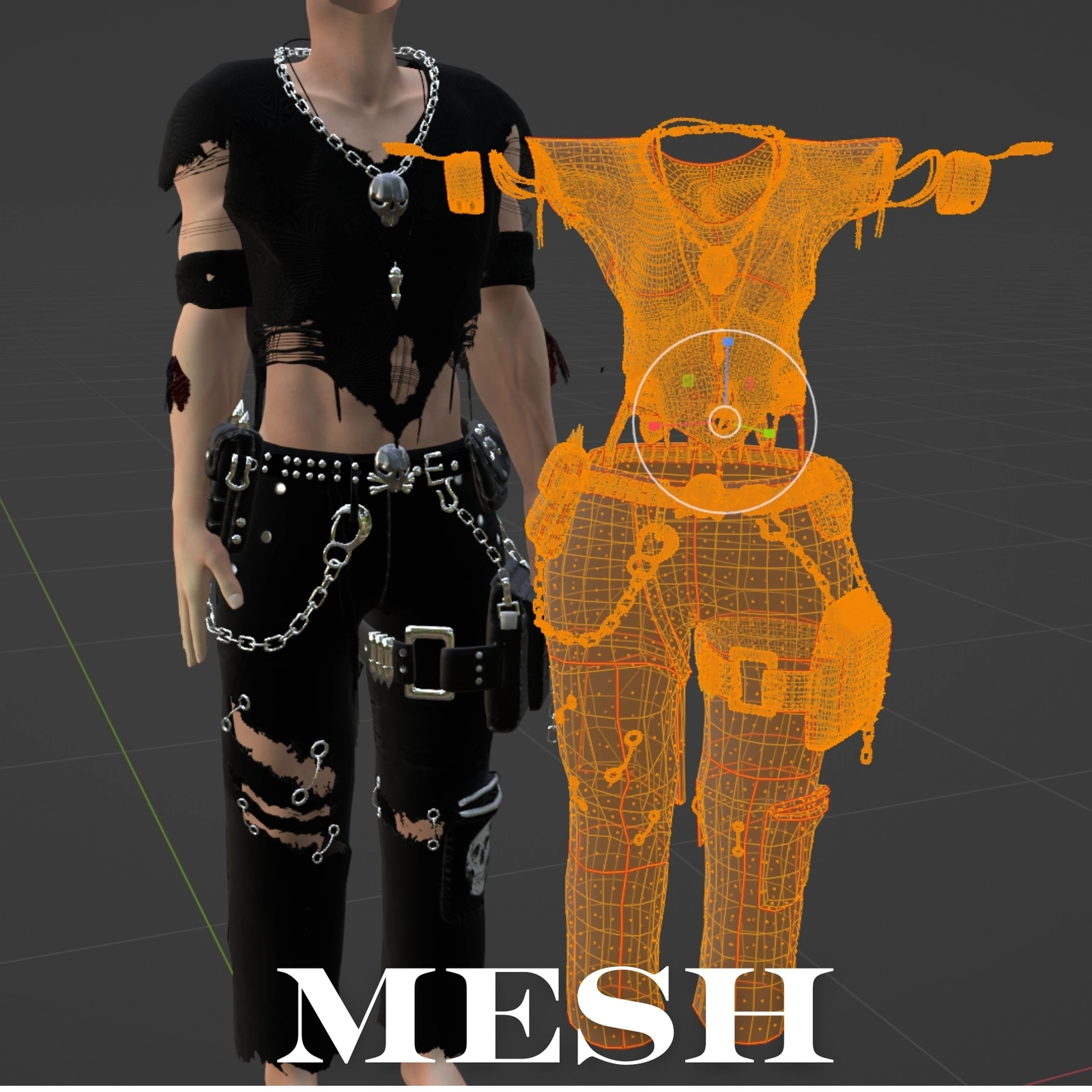 Ripped Unisex Outfit // by Angemon