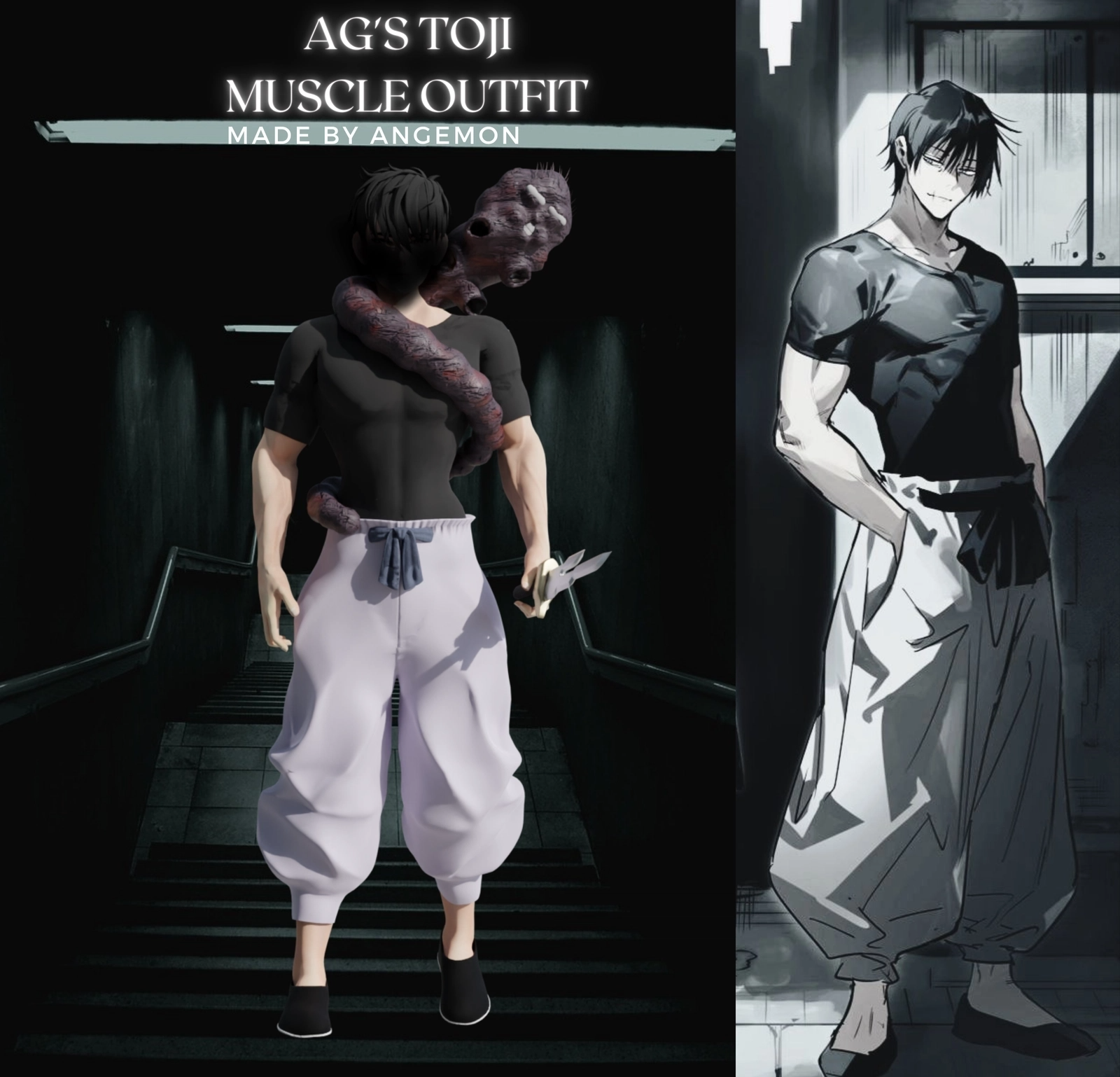Anime Gym Outfit // by Angemon