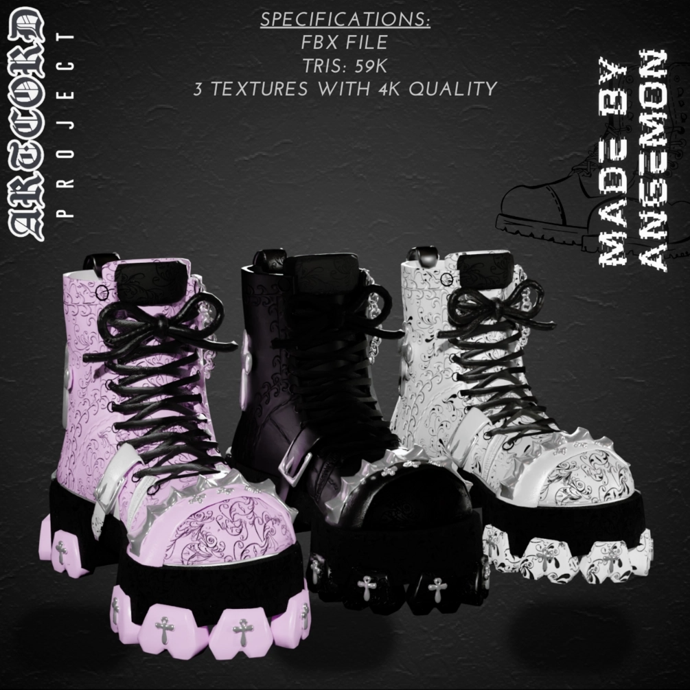 Harajuku Boots // by Angemon