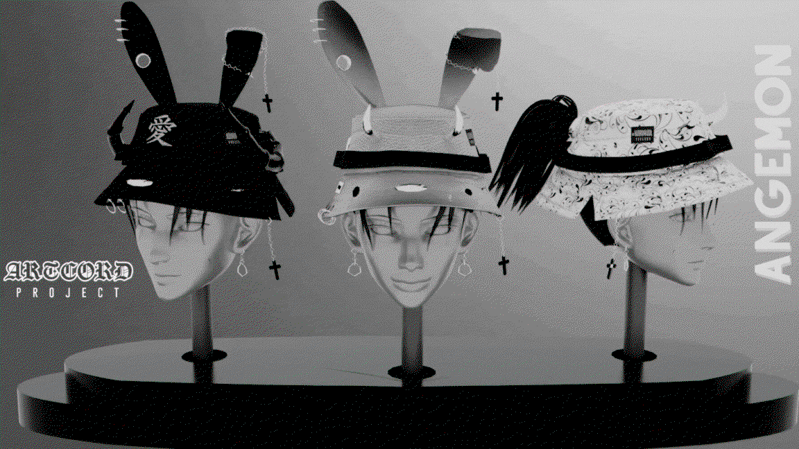 Rabbit Bucket Hat // by Angemon